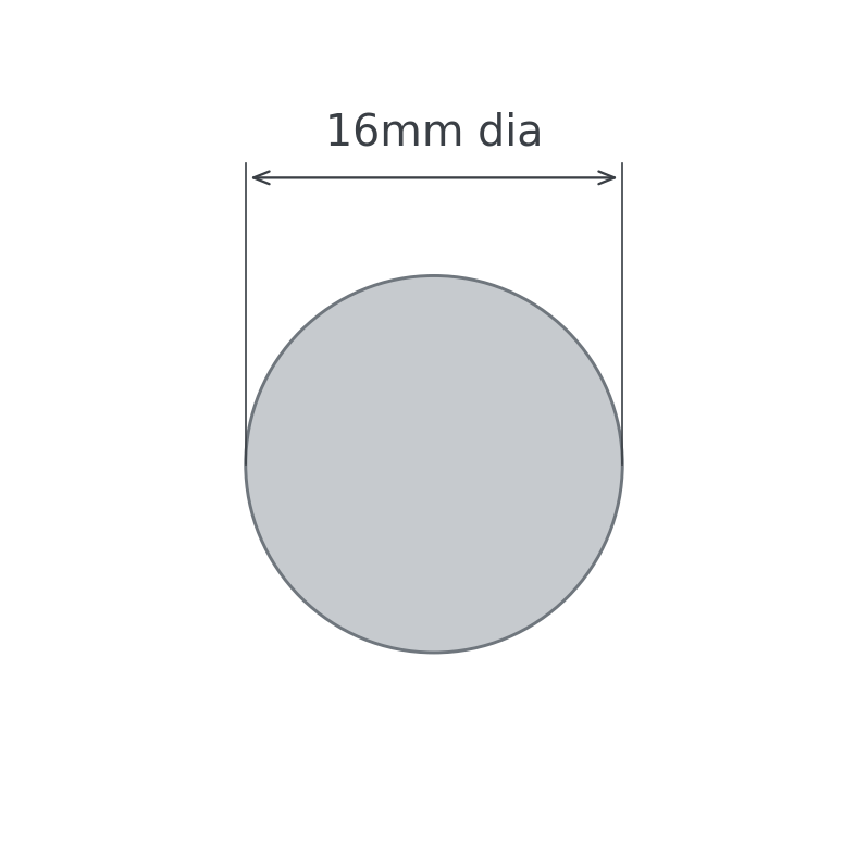 Round bar mild 16mm - OFFCUTSNZ